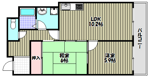 メゾンロゼ 間取り図