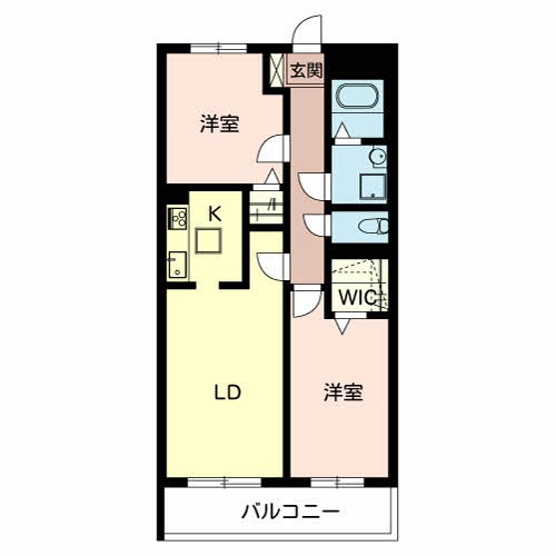 ボナール西山台 間取り図