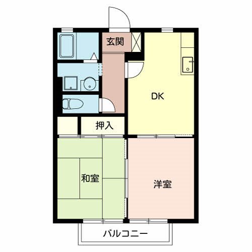 ハイツМ＆М 間取り図