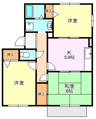 フローレンス泉 間取り図