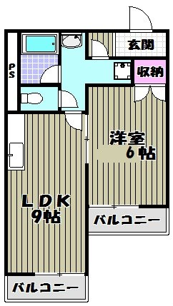 バッハレジデンス深井 間取り図