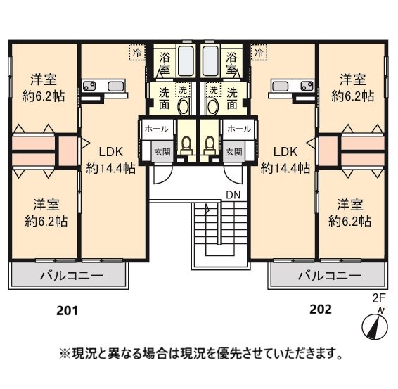 パルク西山台  間取り図