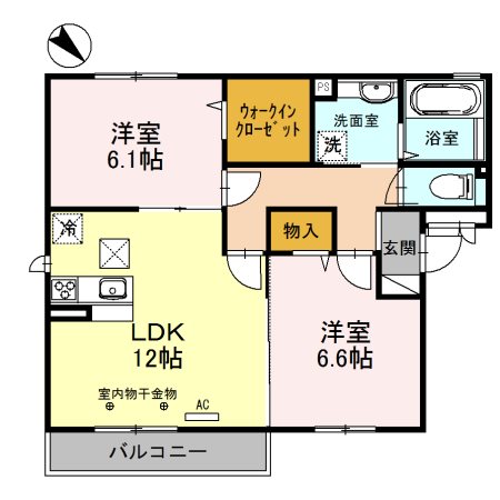 ヴィラージュ 間取り図