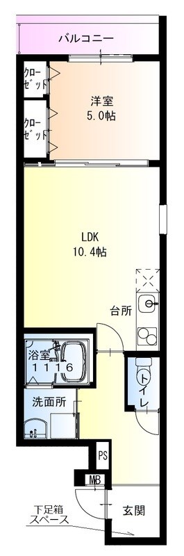 フジパレス富田林 間取り図