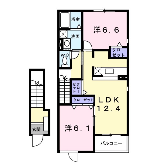 ジャスパーヒルズⅠ 間取り図