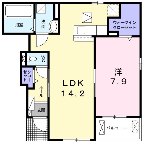 モンド・ブラン 間取り図
