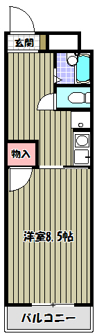 ブランドールフカイ 間取り図