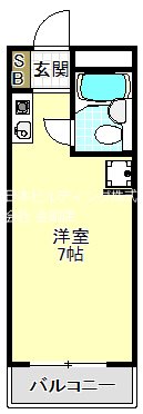 山本レンターマンション 間取り図