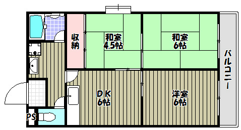 シャトー原山台 間取り図