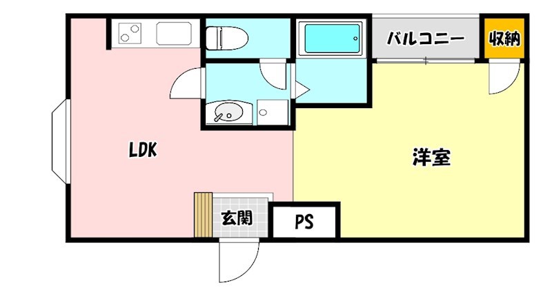 ラフィーネ1号館 間取り図
