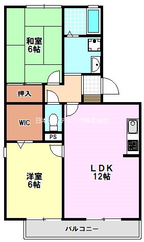 クレスト想 間取り図