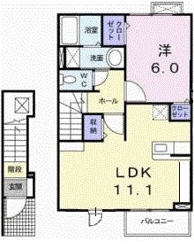 フルール 間取り図