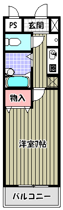 ビオス白鷺  間取り図