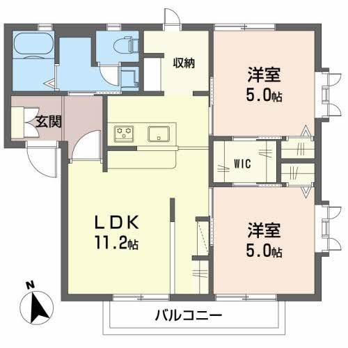 サンハオス 間取り図