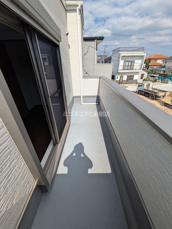 土師町2丁貸家 ベランダ