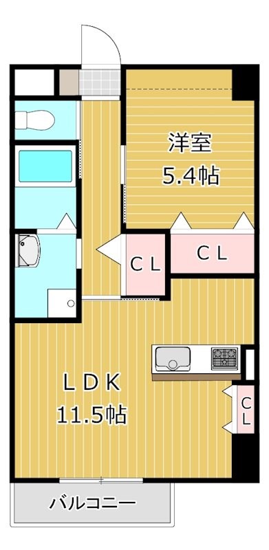 YFセントラルヒルズ 間取り図