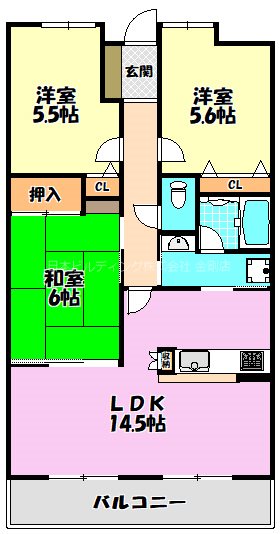 グレーシィ金剛アルティプラザ 間取り図