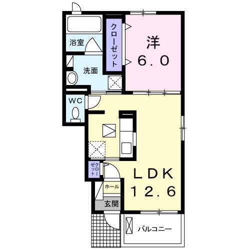 クラルテ　M 間取り図