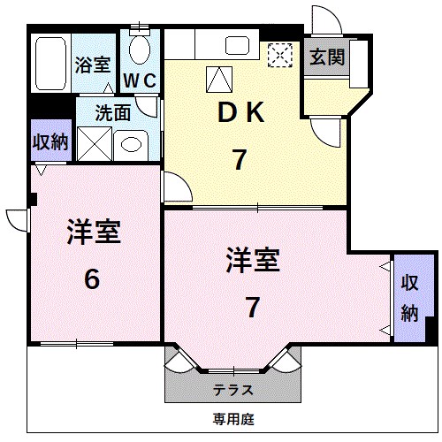 ティンカーベルノワ 間取り図