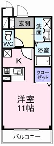 ルミエール深井 間取り図