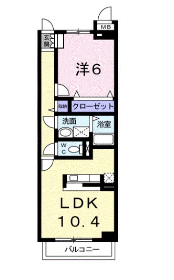 グランパレ 間取り図