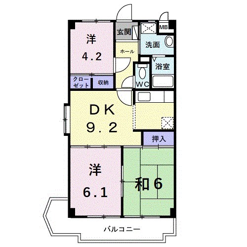 エミネンス深井 間取り図
