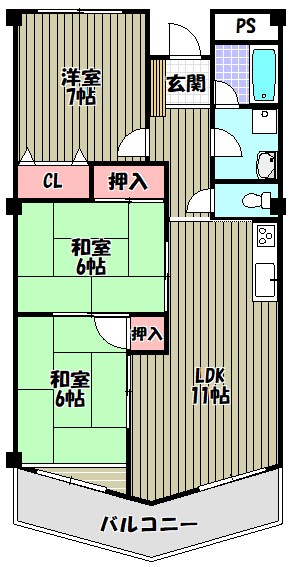 日吉マンション 間取り図