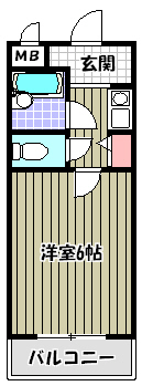 コスモビクトリー 間取り図