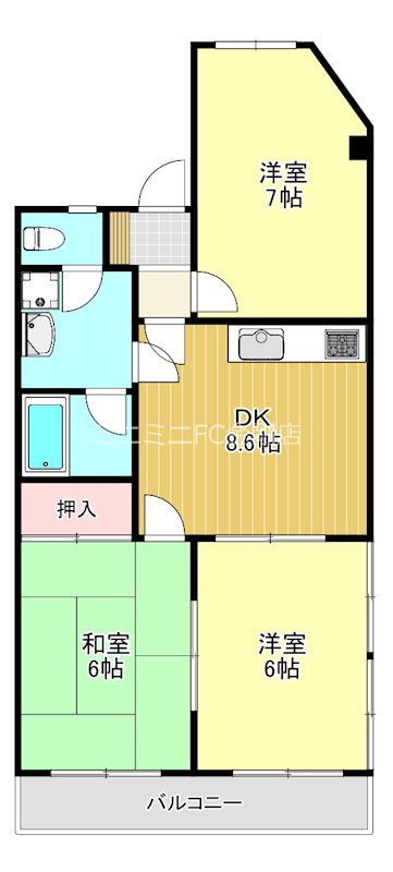 パークサイド青葉 間取り図