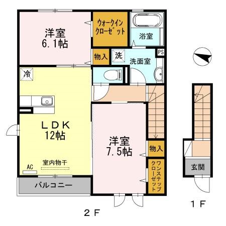 comfort石川 間取り図