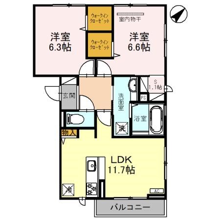 Dear Court大美野 間取り図