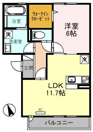 バレンシア 間取り図