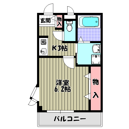 ヴィラナカヤマ 間取り図