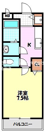 フジパレス　シェソワ土塔 間取り図