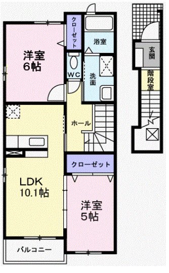 サザンクロス 間取り図