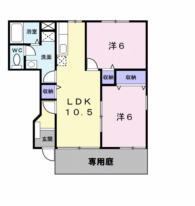ステッラⅢ 間取り図