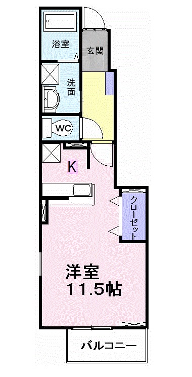 ソルシェール和泉中央Ⅱ 間取り図