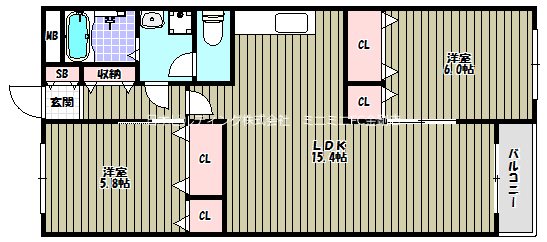アメニティヒルズ 間取り図