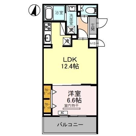 トリニティ三国ヶ丘 間取り図