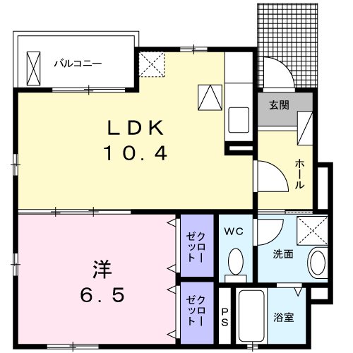 ブルーローズ 間取り図