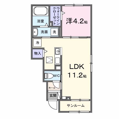 サウス　プレイス　野尻 間取り図