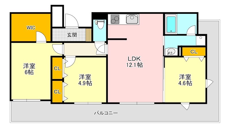プレステージ12番館 間取り図