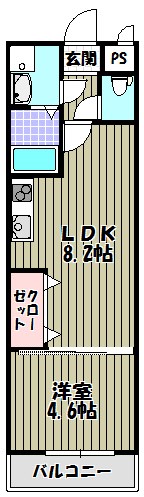 フジパレス深井水賀池 間取り図