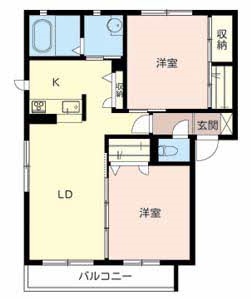 リヴェール八田 間取り図