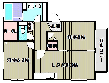 フリーバード 間取り図