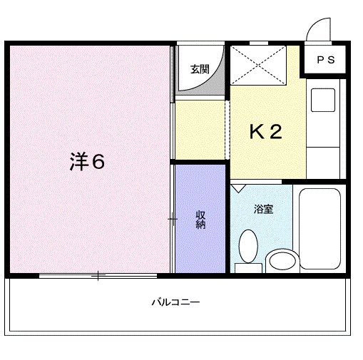 楠古谷マンション 間取り図