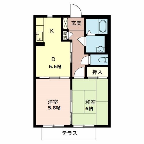 メゾン・ボナール 間取り図