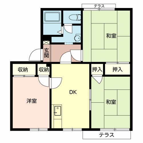 ラ・フォーレ深井  間取り図