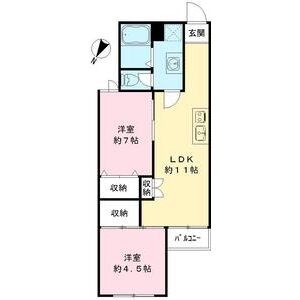 バッハレジデンス深井 間取り図