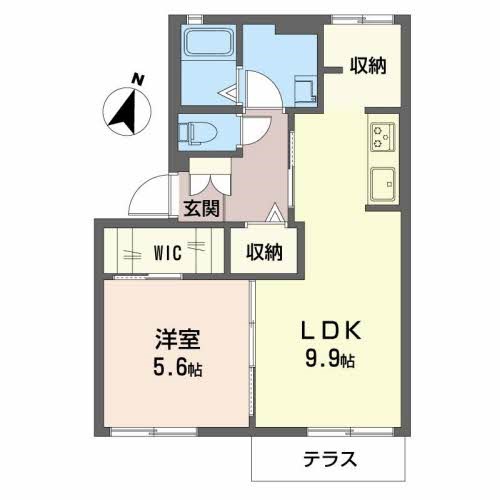 狭山サンハイツ 間取り図